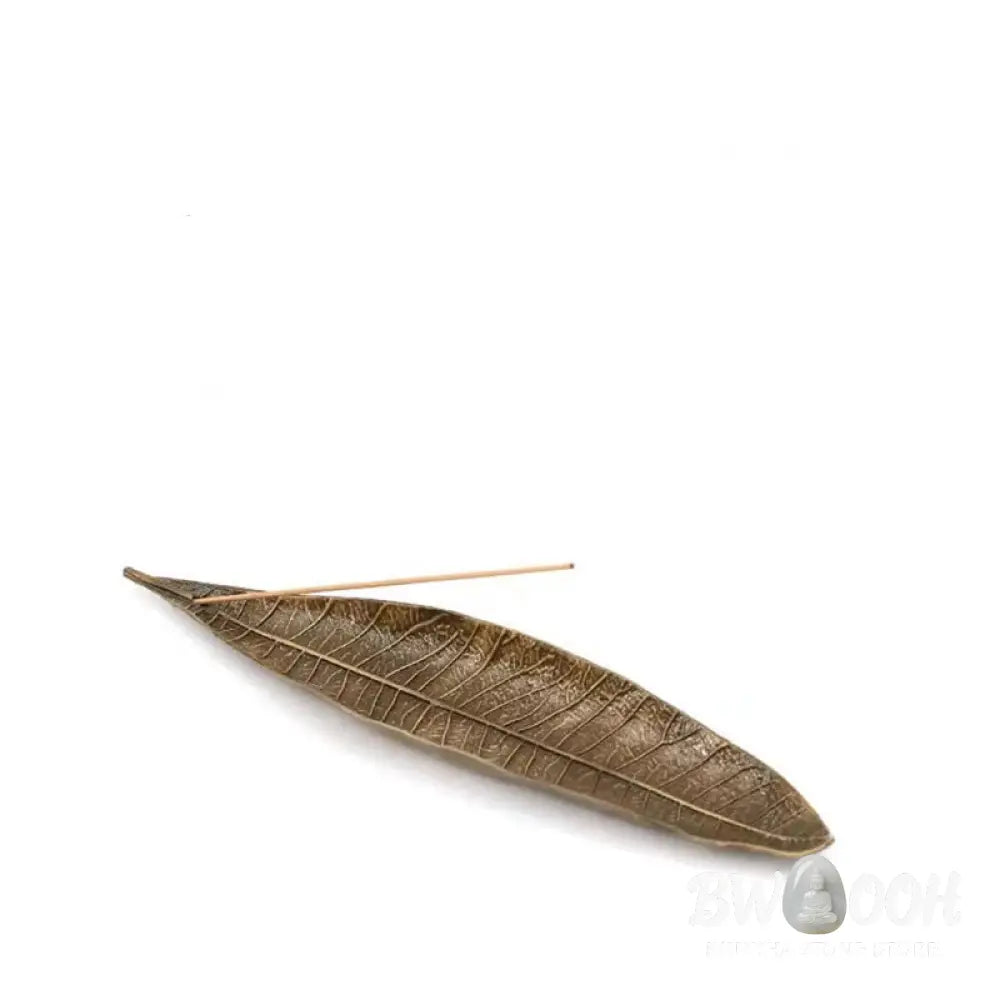 BWOOOH handcrafted incense burner - Alloy Oriental Leaf Healing Incense