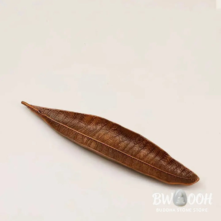 BWOOOH handcrafted incense burner - Alloy Oriental Leaf Healing Incense