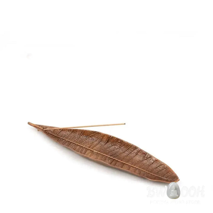 BWOOOH handcrafted incense burner - Alloy Oriental Leaf Healing Incense