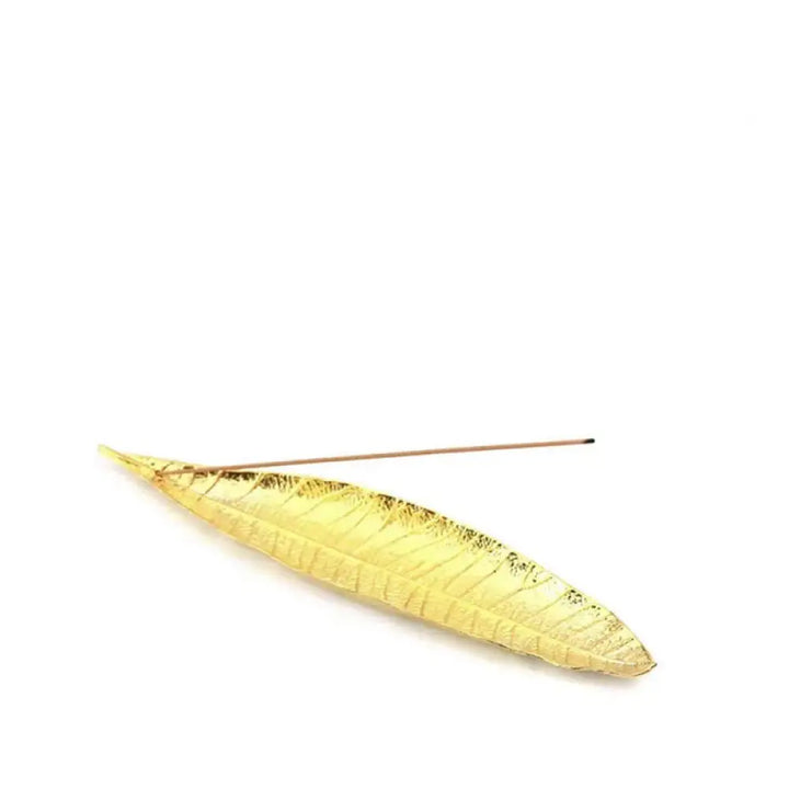 BWOOOH handcrafted incense burner - Alloy Oriental Leaf Healing Incense