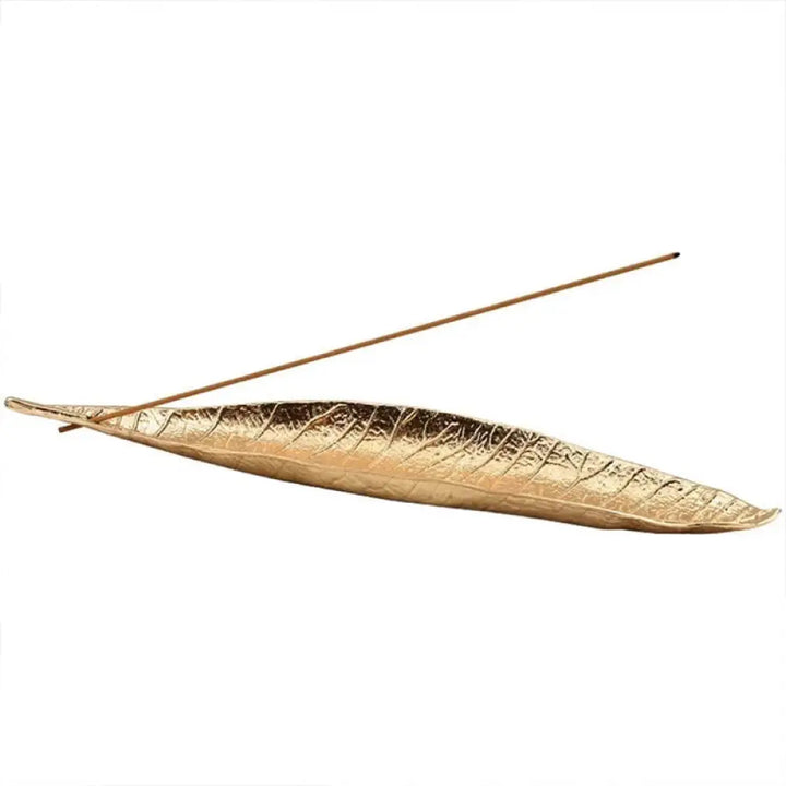 BWOOOH handcrafted incense burner - Alloy Oriental Leaf Healing Incense