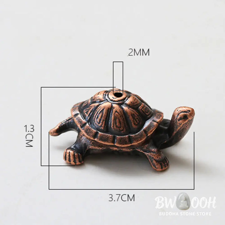 BWOOOH handcrafted incense burner - Alloy Turtle Snail Healing Incense 