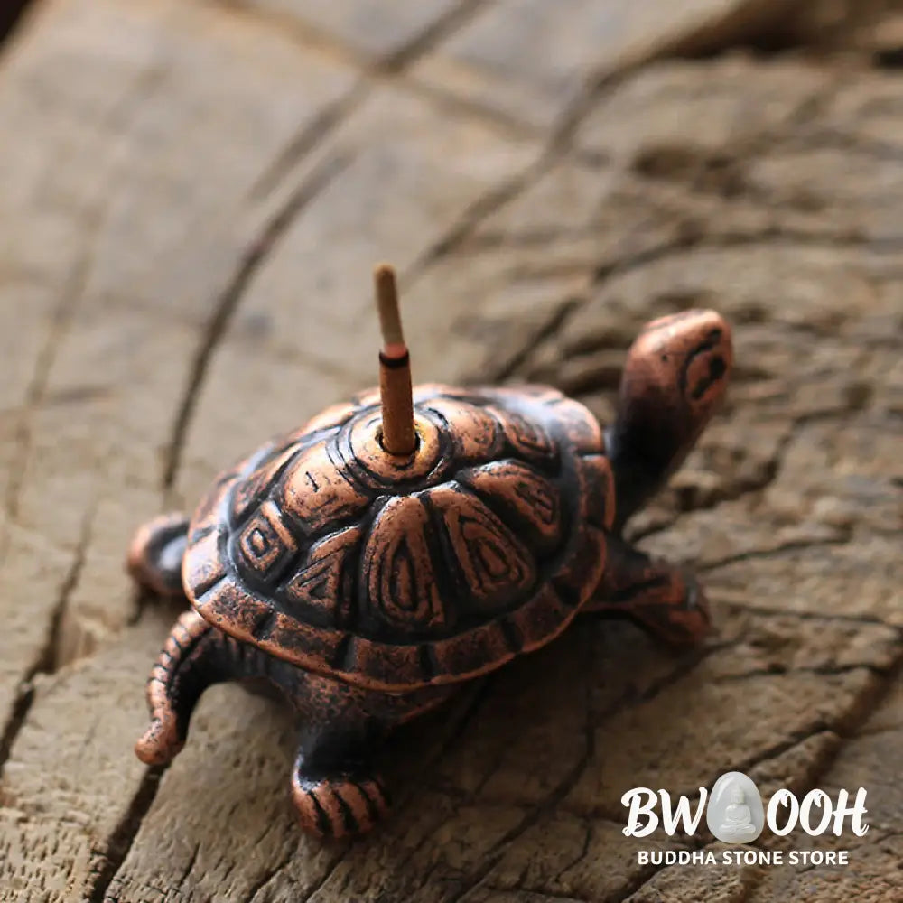 BWOOOH handcrafted incense burner - Alloy Turtle Snail Healing Incense 