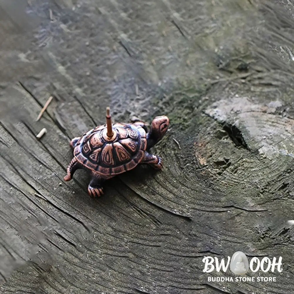 BWOOOH handcrafted incense burner - Alloy Turtle Snail Healing Incense 