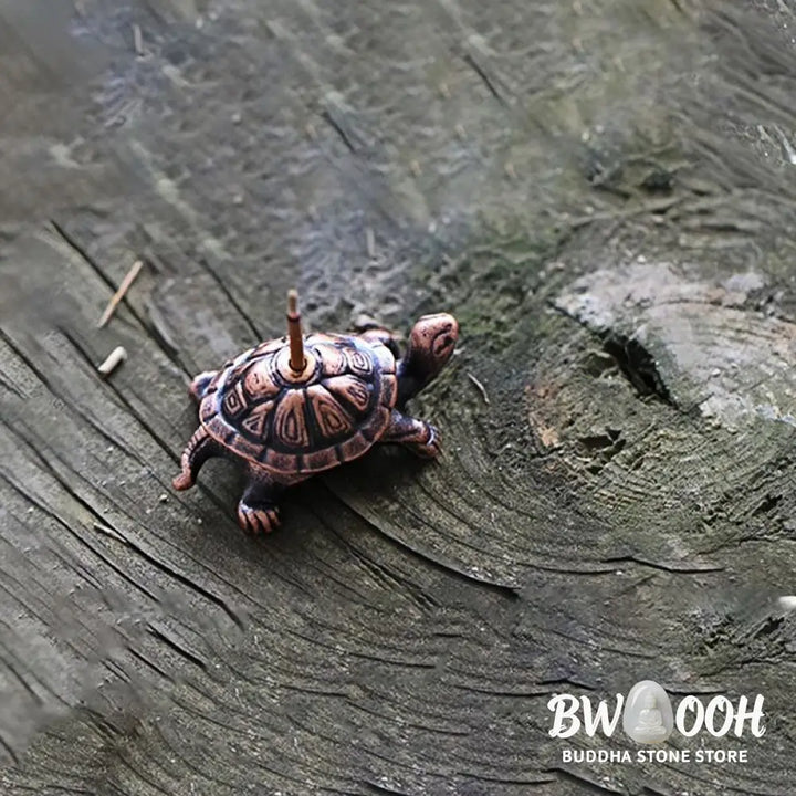 BWOOOH handcrafted incense burner - Alloy Turtle Snail Healing Incense 