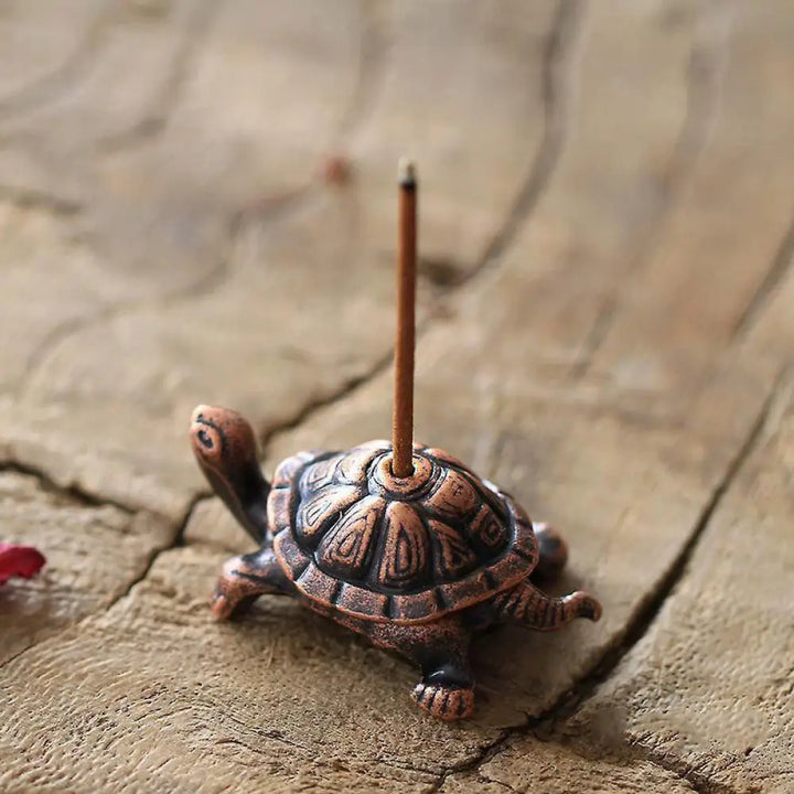 BWOOOH handcrafted incense burner - Alloy Turtle Snail Healing Incense 
