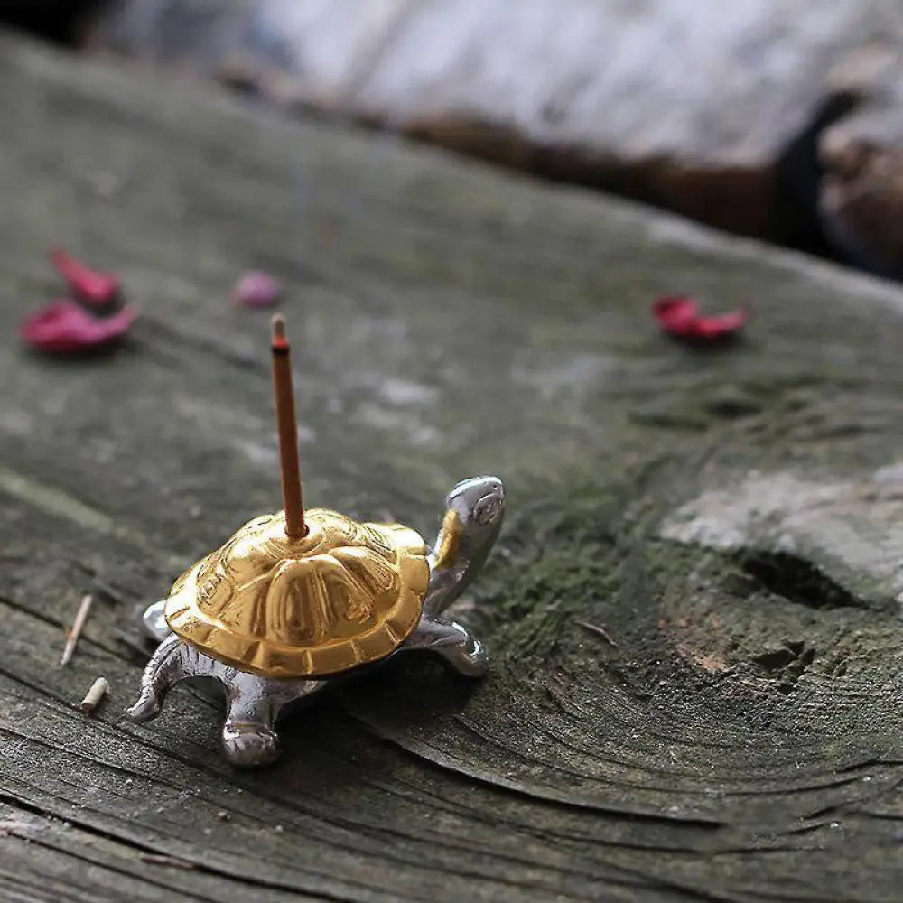 BWOOOH handcrafted incense burner - Alloy Turtle Snail Healing Incense 