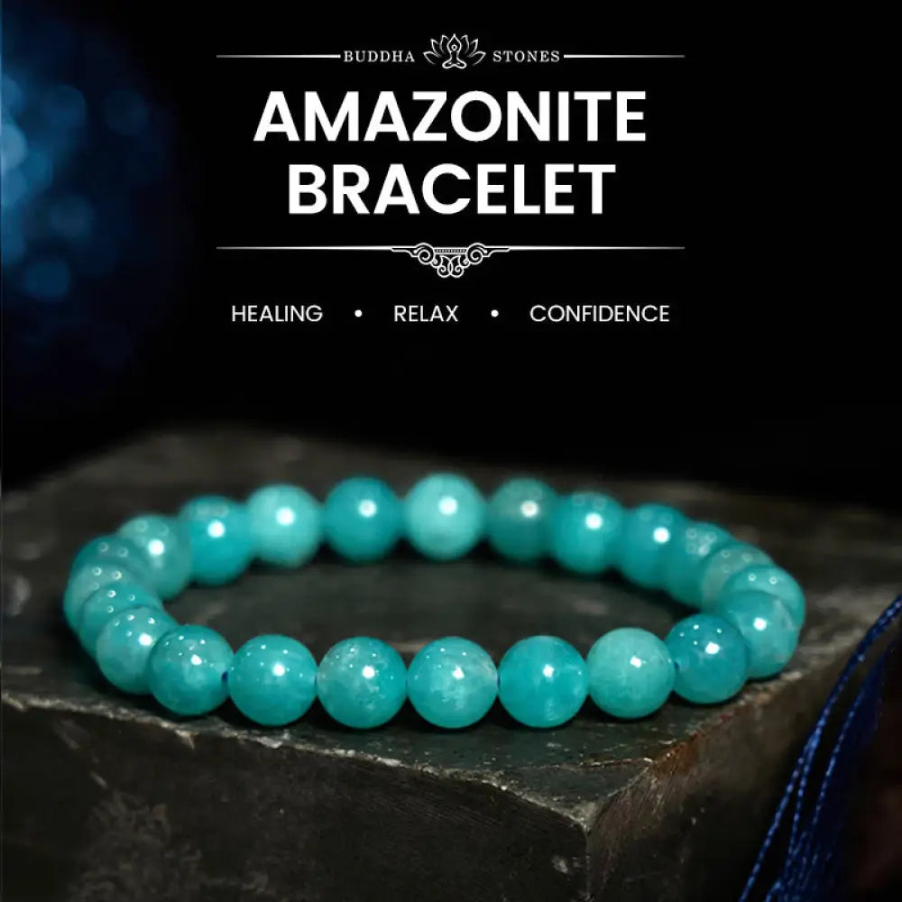 BWOOOH Amazonite Positive Balance Bracelet - BWOOOH - Amazonite(Wrist Circumference: 14-16cm) - Bracelet