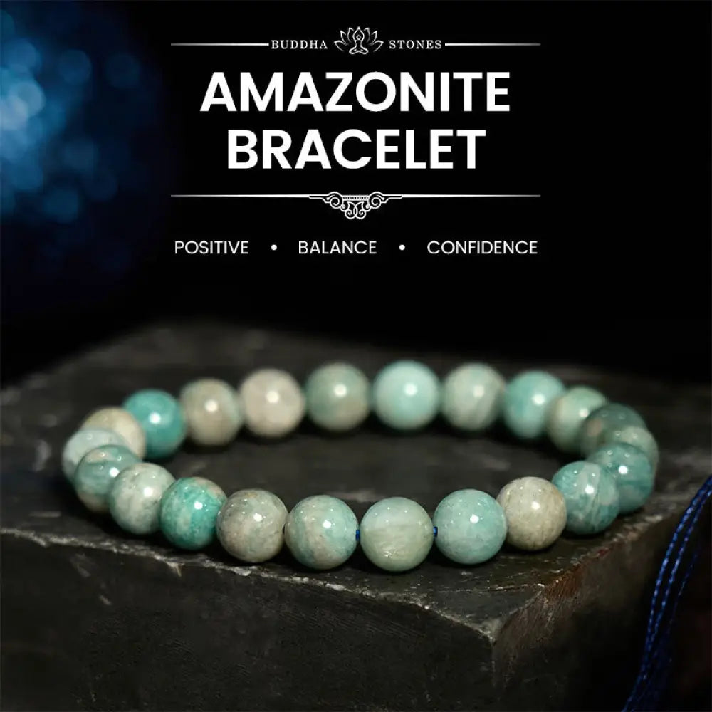 BWOOOH Amazonite Positive Balance Bracelet - BWOOOH - Amazonite(Wrist Circumference: 14-16cm) - Bracelet