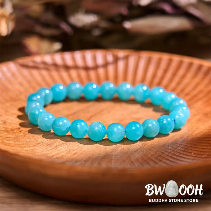 Buddha Stones Amazonite Positive Balance Bracelet - BWOOOH - Amazonite(Wrist Circumference: 14-16cm) - Bracelet