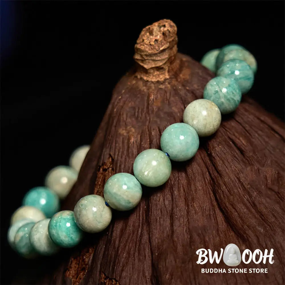 Buddha Stones Amazonite Positive Balance Bracelet - BWOOOH - Amazonite(Wrist Circumference: 14-16cm) - Bracelet