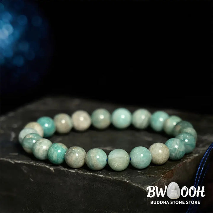 Buddha Stones Amazonite Positive Balance Bracelet - BWOOOH - Amazonite(Wrist Circumference: 14-16cm) - Bracelet