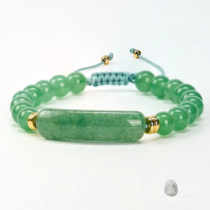 Buddha Stones Amethyst Green Aventurine Tiger Eye Strawberry Quartz Positive Transformation Bracelet - Bracelet