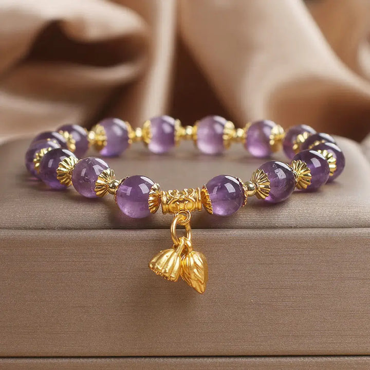 BWOOOH Amethyst Increases Nobility Bracelet - BWOOOH - Amethyst(Wrist Circumference: 14-16cm) - Bracelet