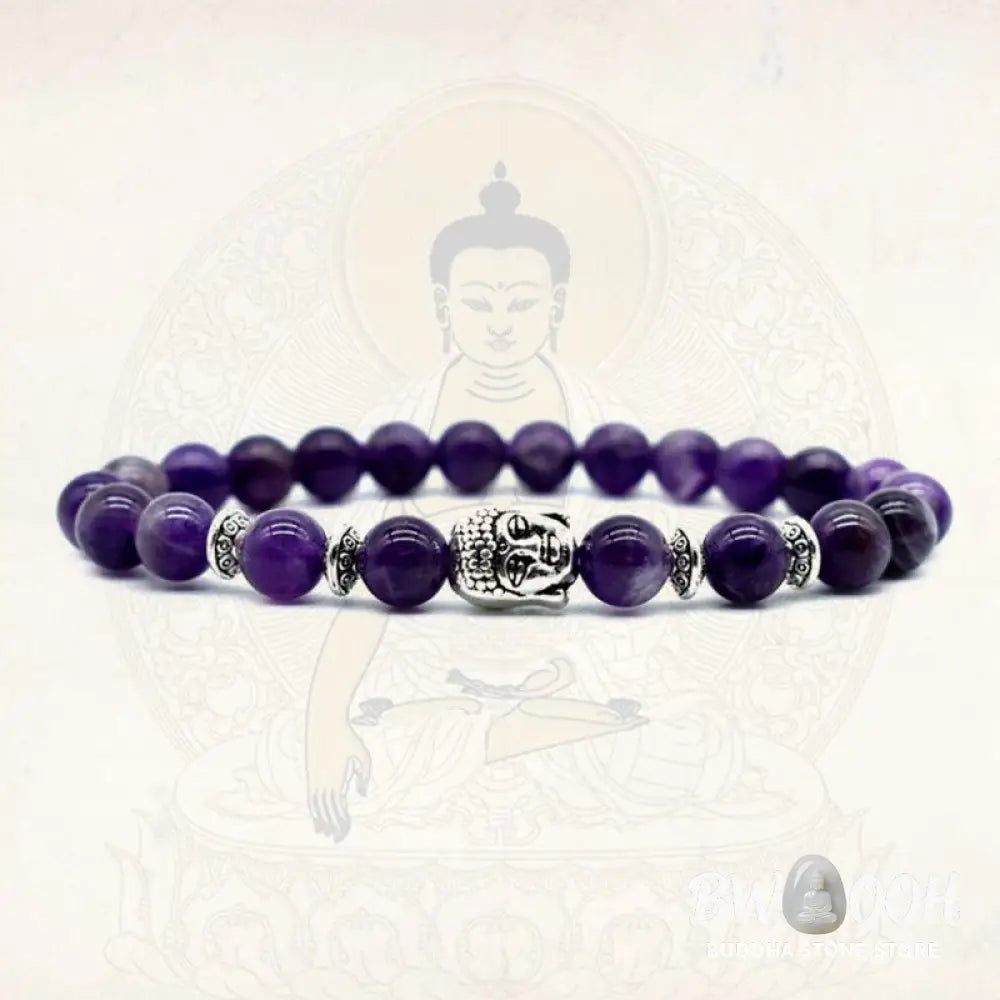 Buddha Stones Amethyst Love Healing Bracelet - BWOOOH - Bracelet