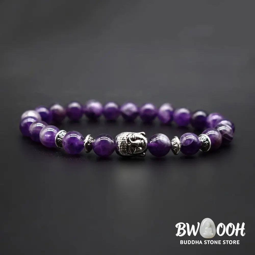 Buddha Stones Amethyst Love Healing Bracelet - BWOOOH - Bracelet