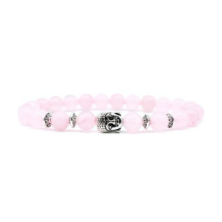 Buddha Stones Amethyst Love Healing Bracelet - BWOOOH - Pink Crystal - Bracelet