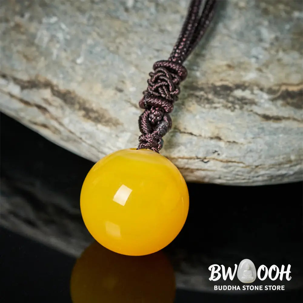 Buddha Stones Amethyst Yellow Agate Various Agate Pink Crystal Lazurite Lapis Lazuli Balance Necklace Pendant - BWOOOH