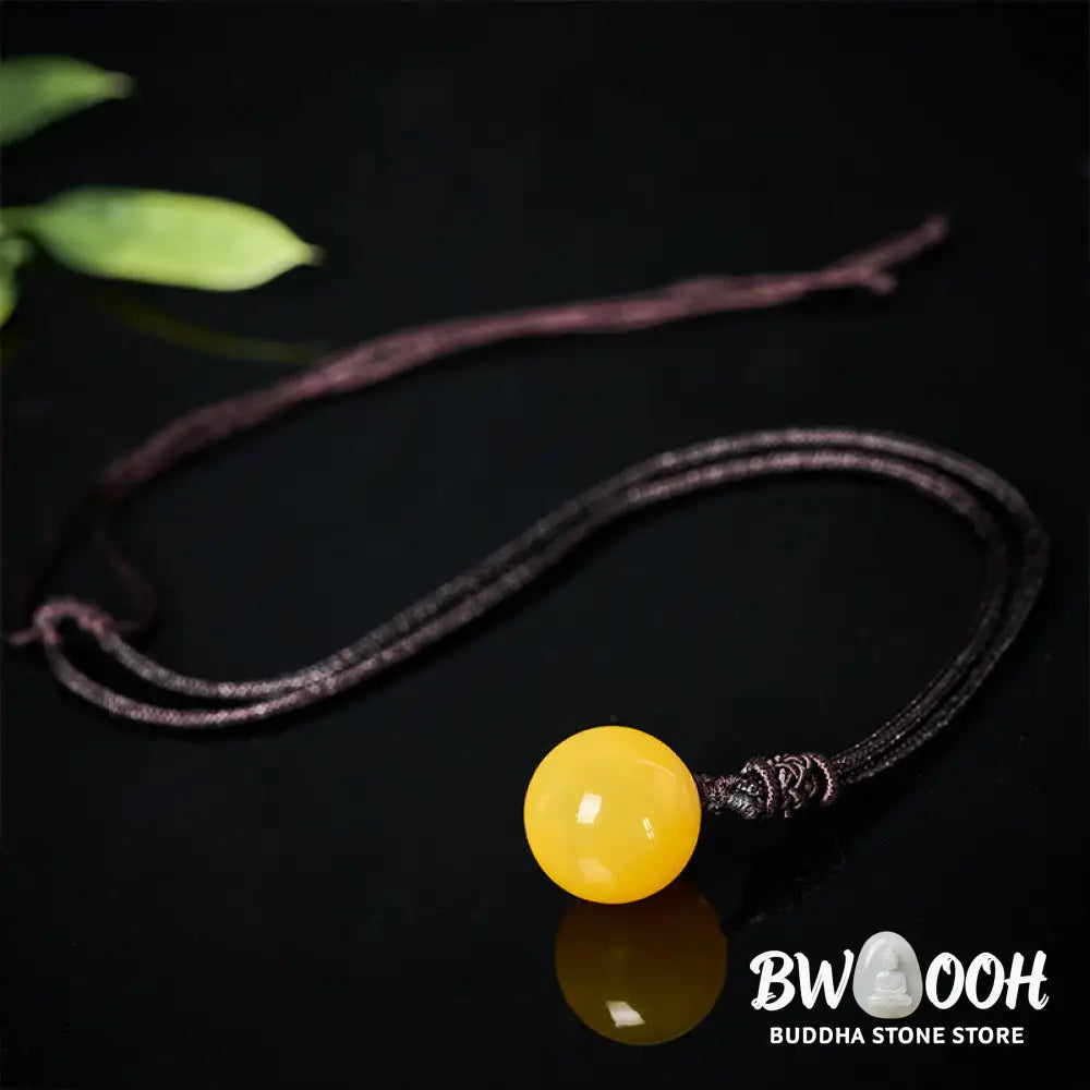 Buddha Stones Amethyst Yellow Agate Various Agate Pink Crystal Lazurite Lapis Lazuli Balance Necklace Pendant - BWOOOH