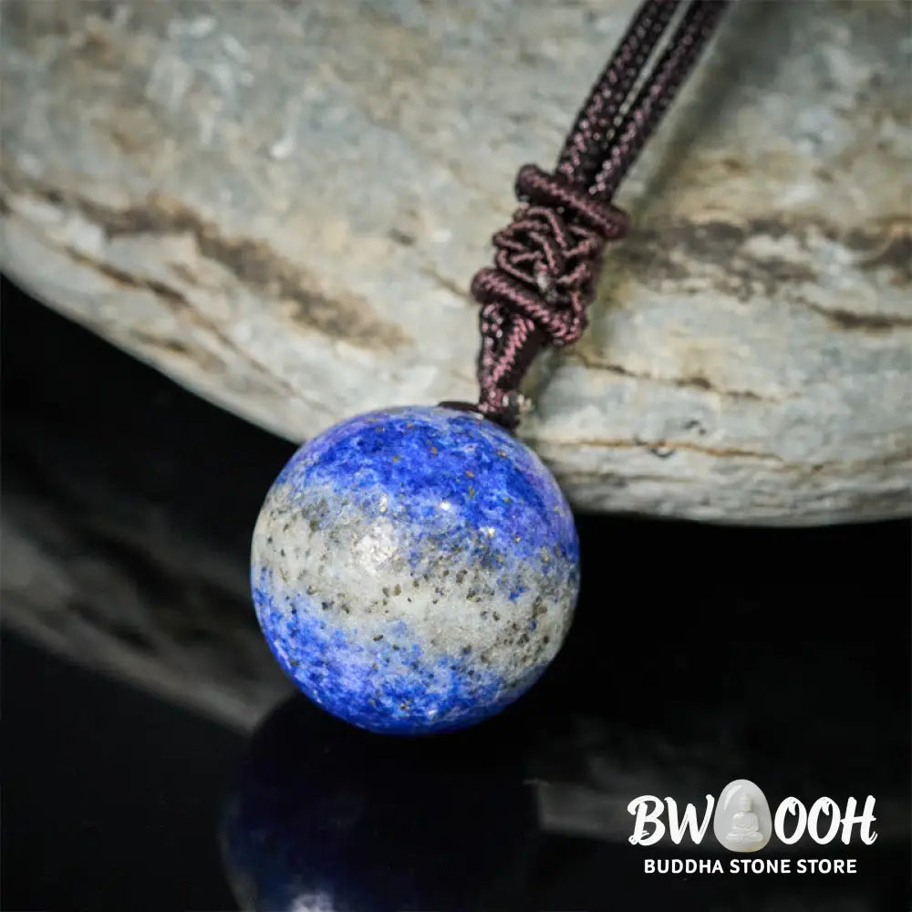 Buddha Stones Amethyst Yellow Agate Various Agate Pink Crystal Lazurite Lapis Lazuli Balance Necklace Pendant - BWOOOH