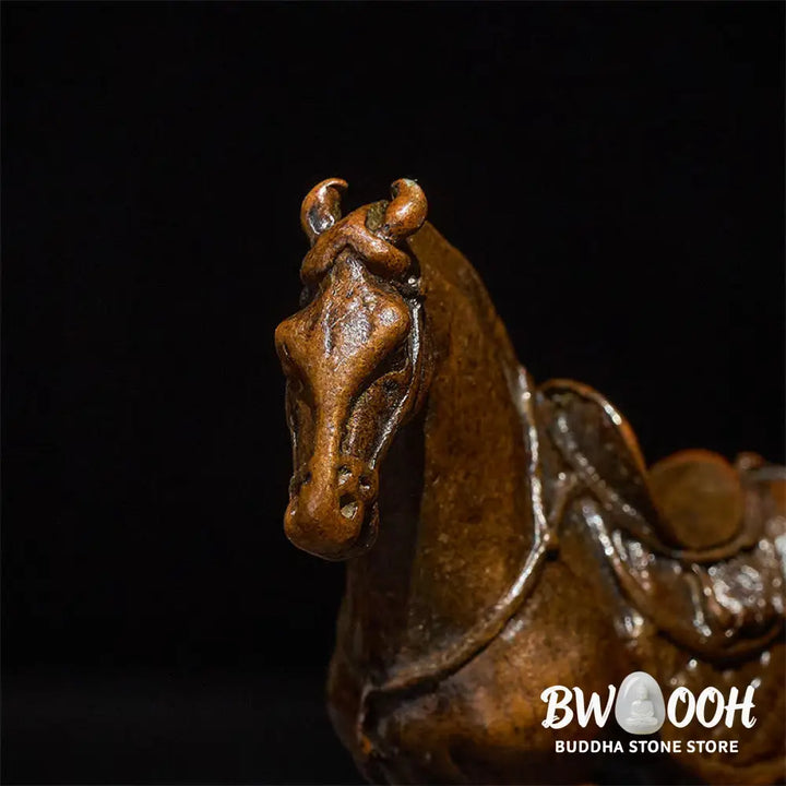 Buddha Stones Ancient Year of the Horse Alloy Home Decoration 7.5*2.6*7 cm - Horse 7.5*2.6*7 cm - Decorations