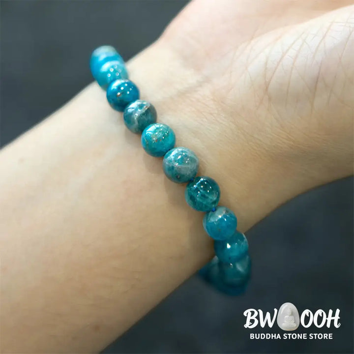 Buddha Stones Apatite Manifestation Bracelet - BWOOOH - Apatite(Wrist Circumference: 14-15cm) - Bracelet