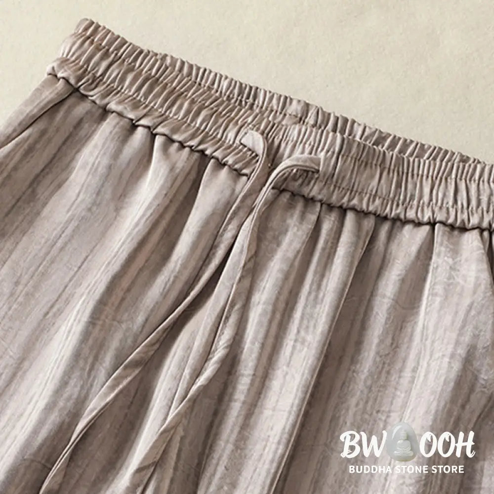 BWOOOH printed yoga pants - Artistic Casual Vertical Lines Pattern D