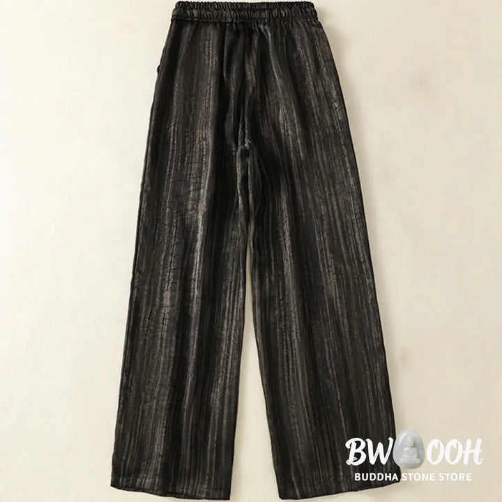 BWOOOH printed yoga pants - Artistic Casual Vertical Lines Pattern D