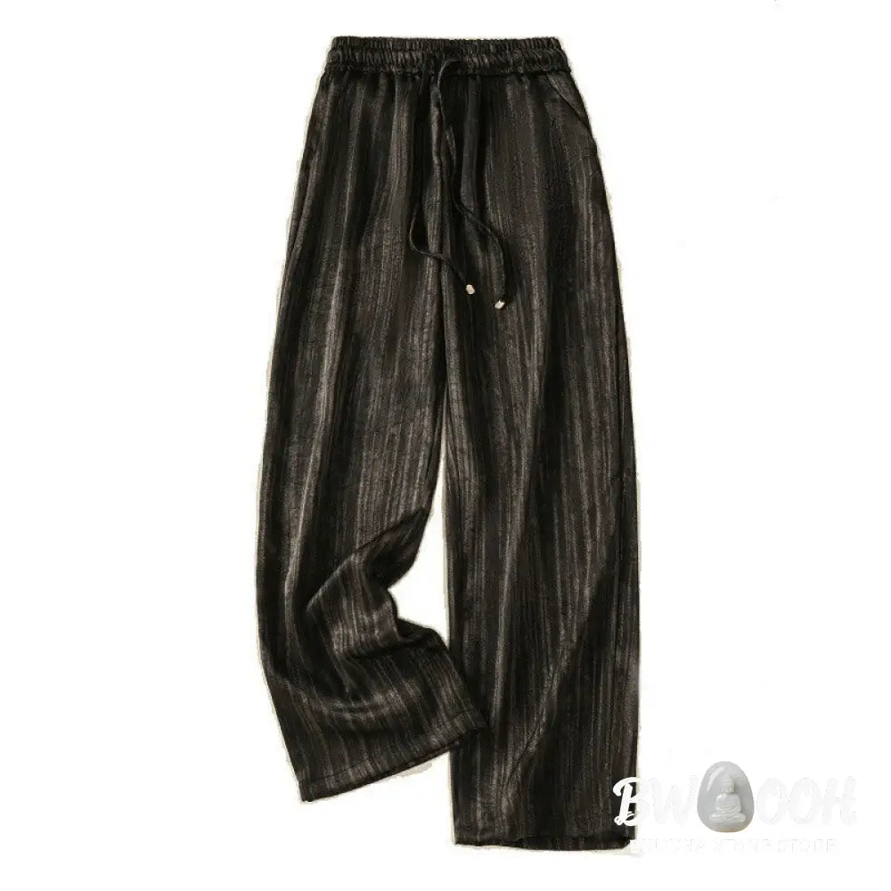 BWOOOH printed yoga pants - Artistic Casual Vertical Lines Pattern D