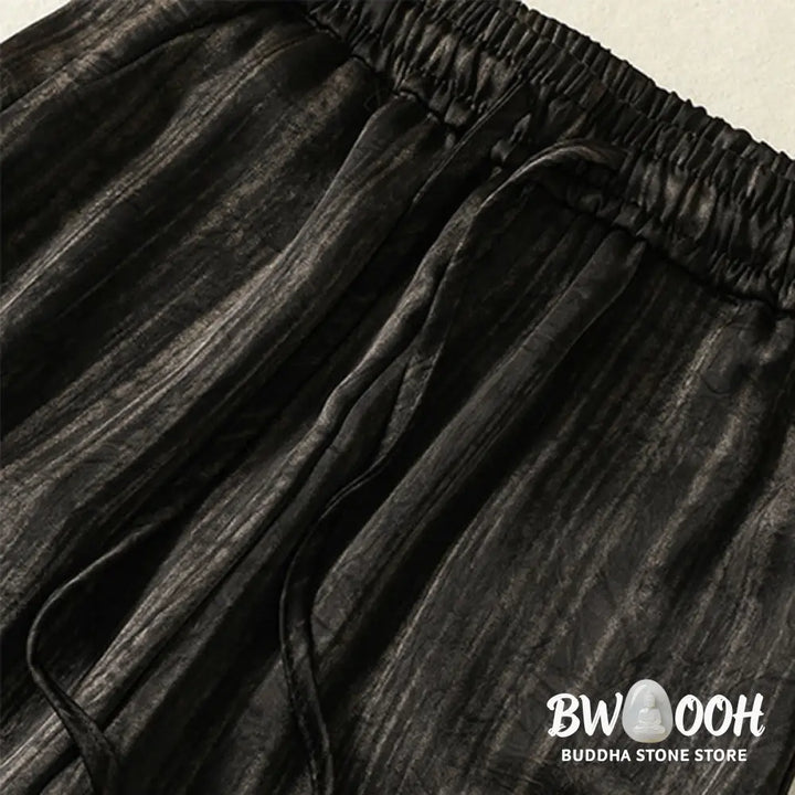 BWOOOH printed yoga pants - Artistic Casual Vertical Lines Pattern D