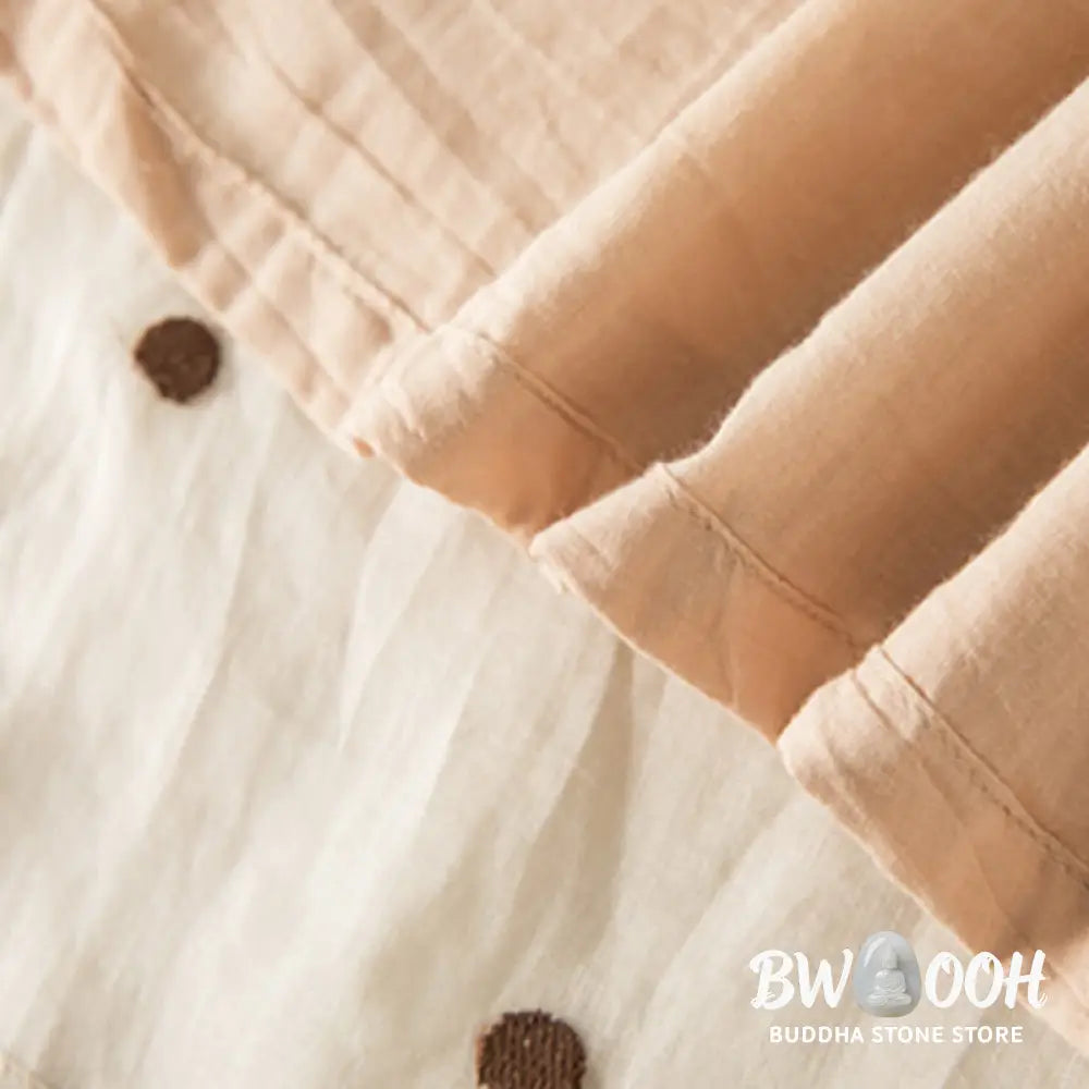 Buddha Stones Artistic Vintage Dot Pattern Women’s Pleated Skirt - Skirt