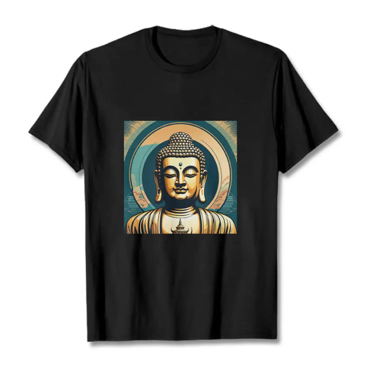 BWOOOH printed yoga pants - Aura Golden Buddha Tee T-shirt