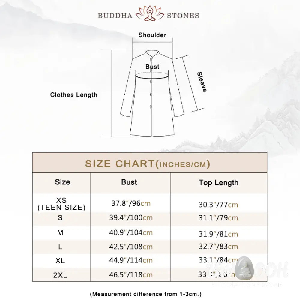 Buddha Stones Auspicious Clouds Embroidery Meditation Prayer Spiritual Zen Tai Chi Qigong Practice Unisex Clothing Set