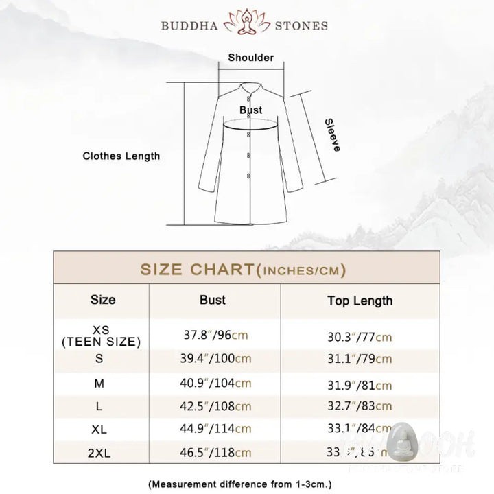 Buddha Stones Auspicious Clouds Embroidery Meditation Prayer Spiritual Zen Tai Chi Qigong Practice Unisex Clothing Set