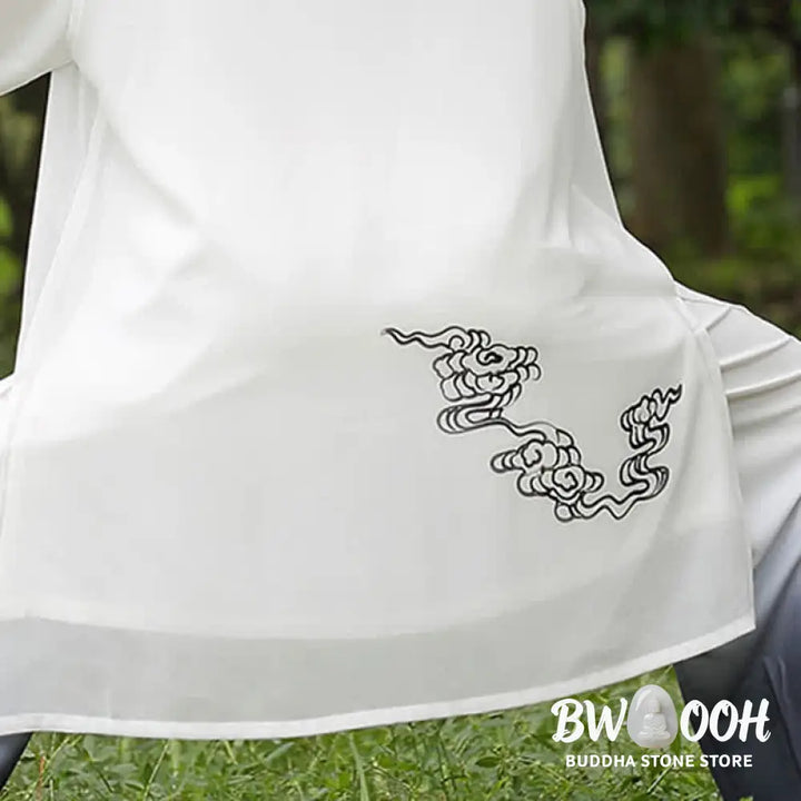 Buddha Stones Auspicious Clouds Gradient Meditation Prayer Spiritual Zen Tai Chi Qigong Practice Women’s Clothing Set