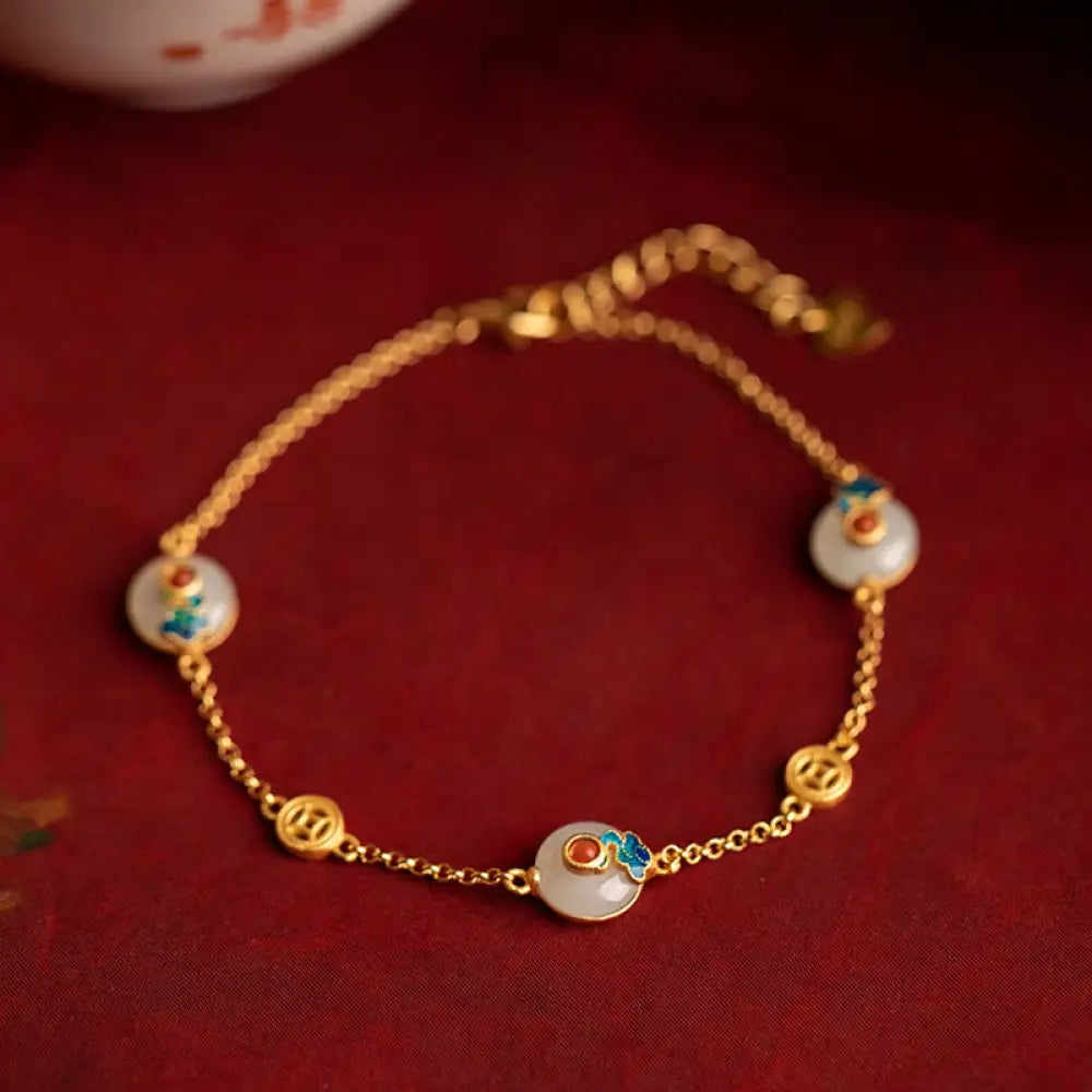 BWOOOH Auspicious Clouds Jade Pattern Luck Bracelet - BWOOOH - Jade(Prosperity♥Abundance) - Bracelet