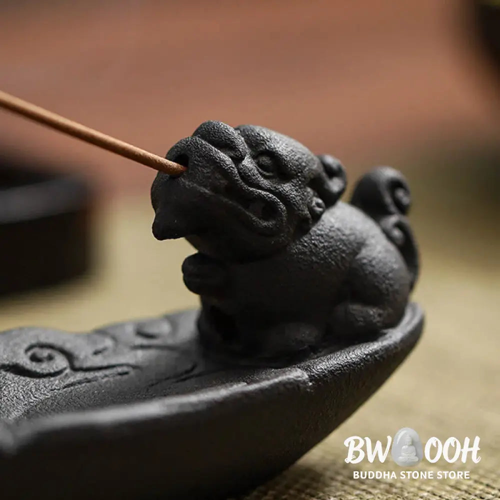 BWOOOH ceramic incense burner - Auspicious Clouds Pixiu Healing Cer