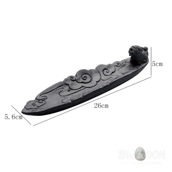 BWOOOH ceramic incense burner - Auspicious Clouds Pixiu Healing Cer