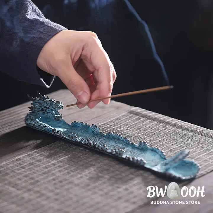 BWOOOH handcrafted incense burner - Auspicious Dragon Strength Alloy In
