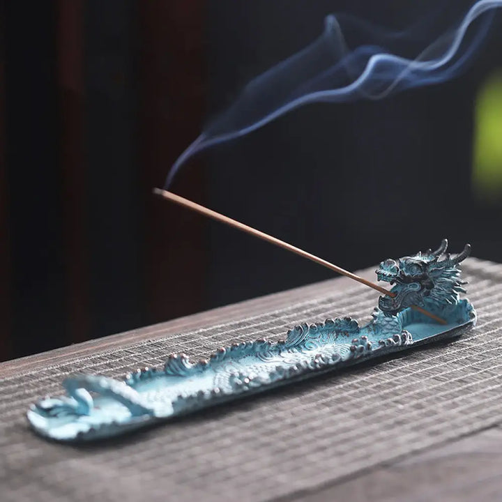 BWOOOH handcrafted incense burner - Auspicious Dragon Strength Alloy In