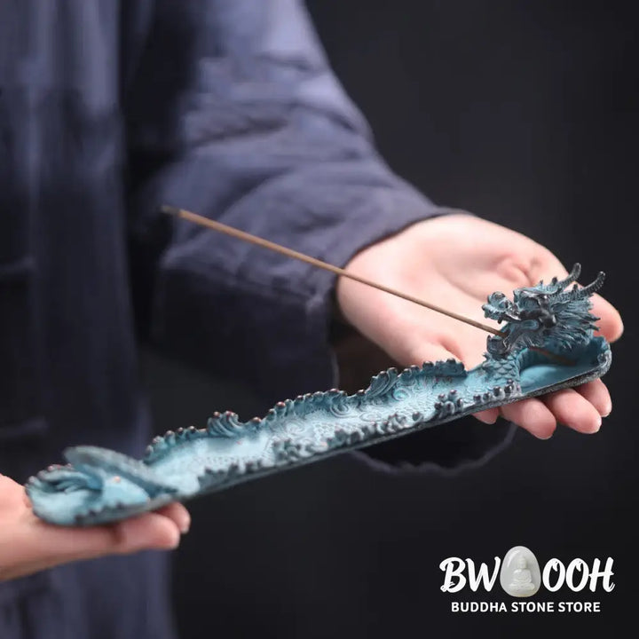 BWOOOH handcrafted incense burner - Auspicious Dragon Strength Alloy In