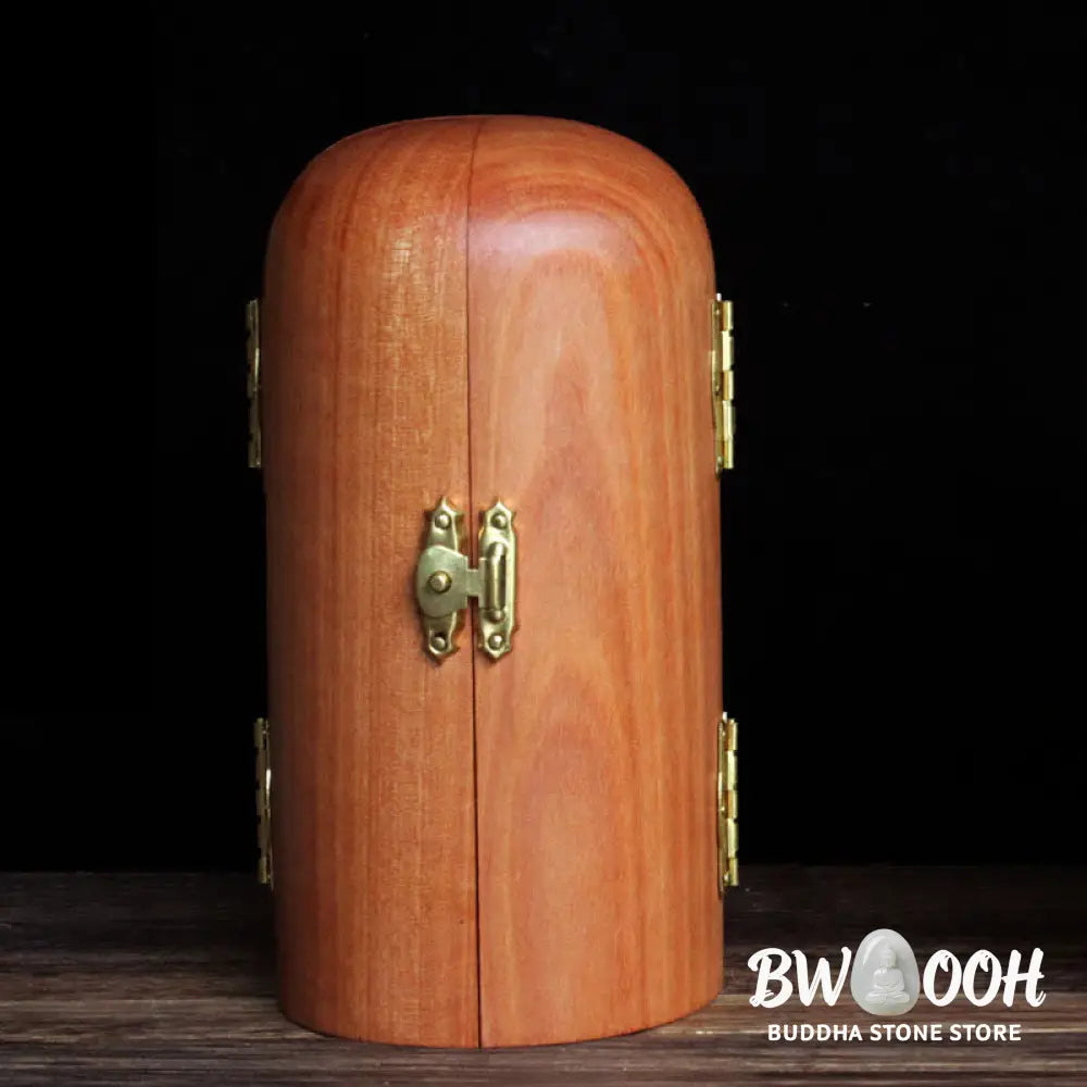 BWOOOH Avalokitesvara Kwan Yin Buddha Cherry Wood Compassion Home Decoration Altar - Sakyamuni