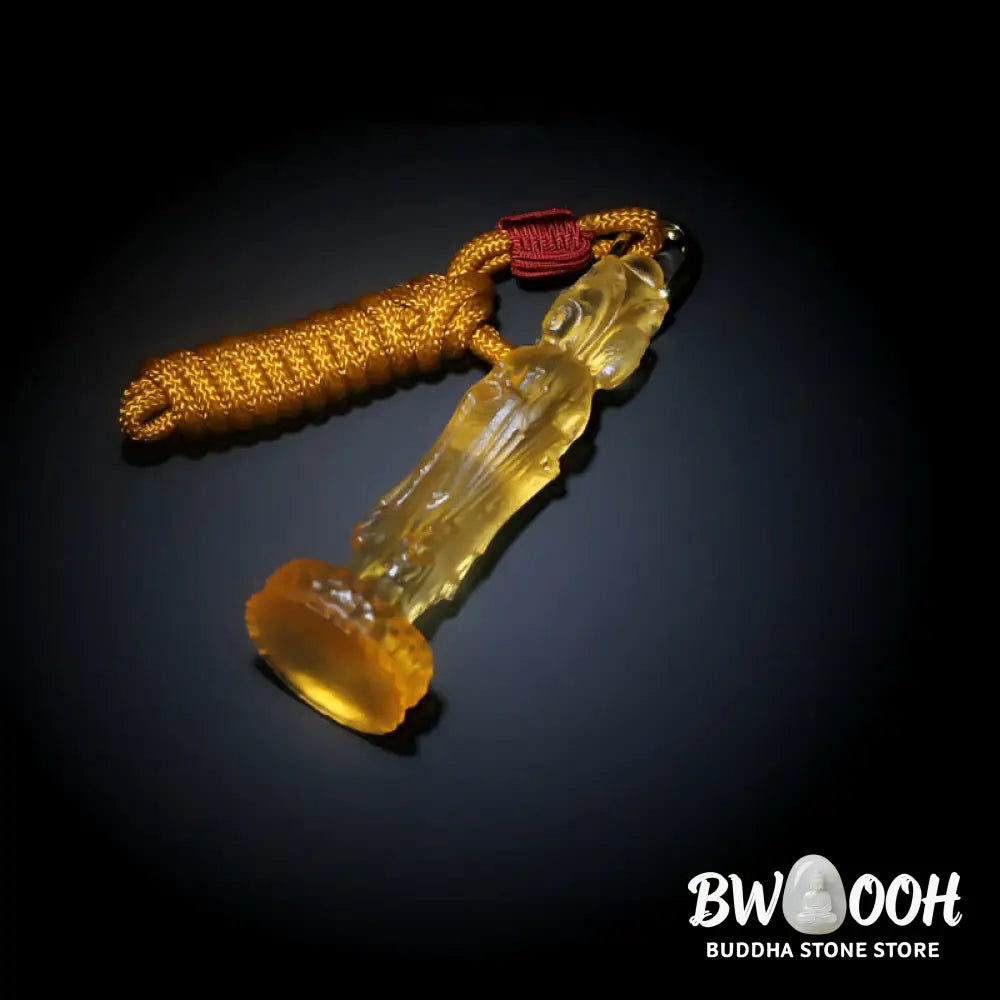 Buddha Stones Avalokitesvara Buddha Liuli Harmony Necklace - BWOOOH - Necklaces &amp; Pendants
