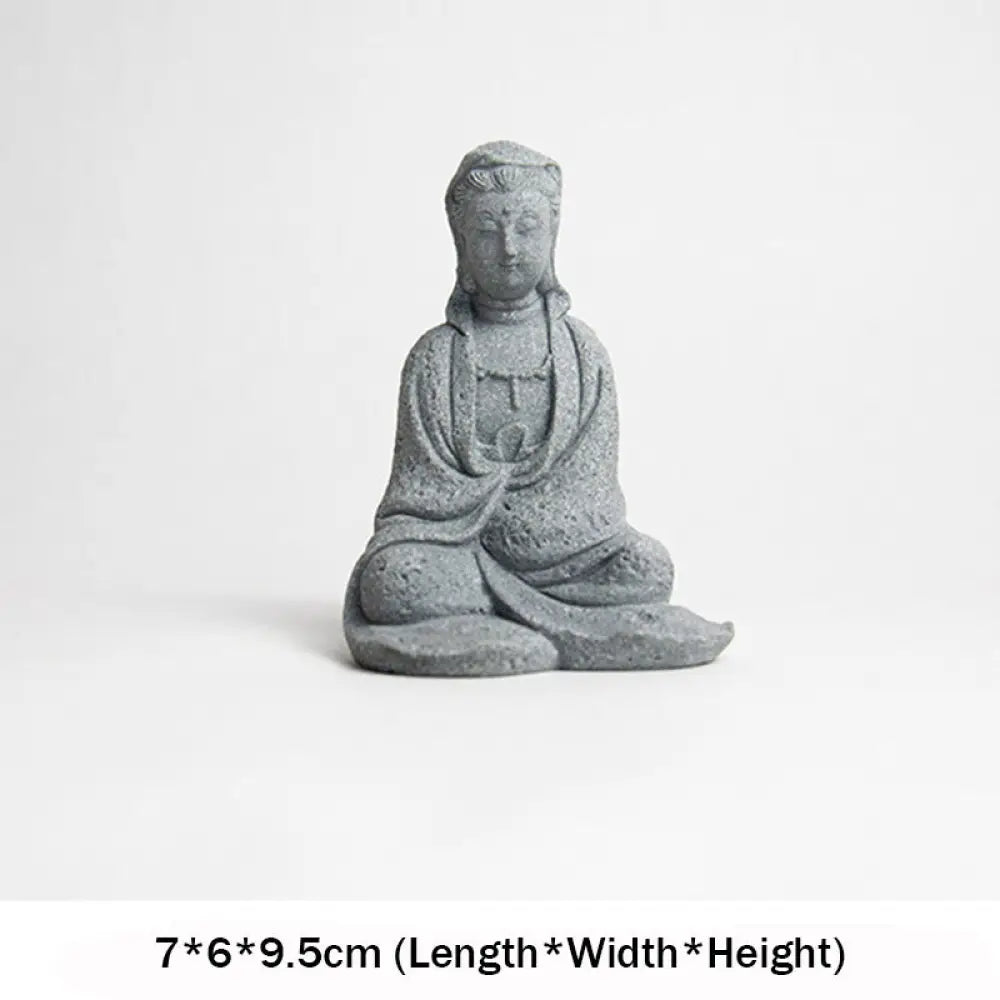 BWOOOH Avalokitesvara Statue Blessing Home Decoration - 7*6*9.5cm - Decorations