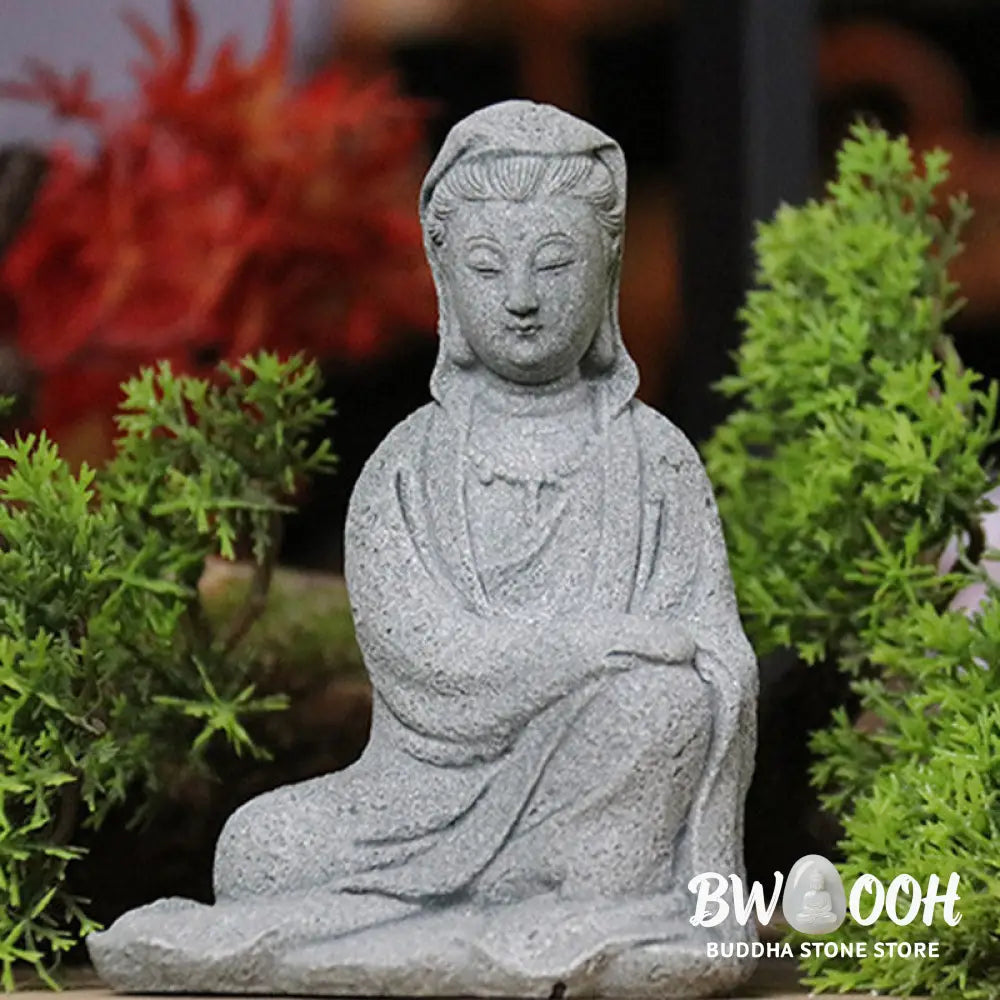 BWOOOH Avalokitesvara Statue Blessing Home Decoration - Decorations