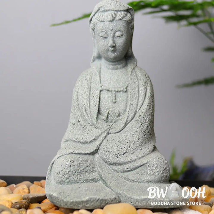 BWOOOH Avalokitesvara Statue Blessing Home Decoration - Decorations
