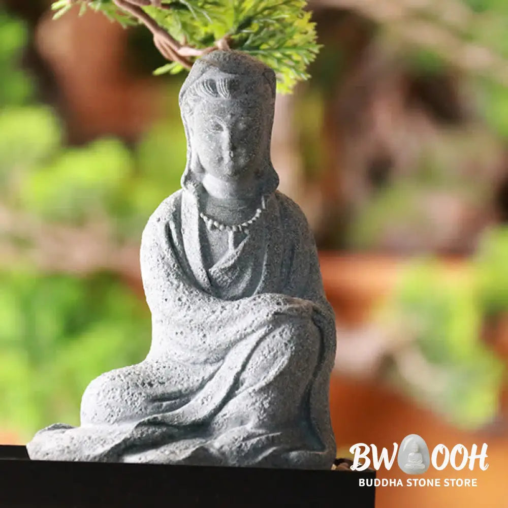 BWOOOH Avalokitesvara Statue Blessing Home Decoration - Decorations