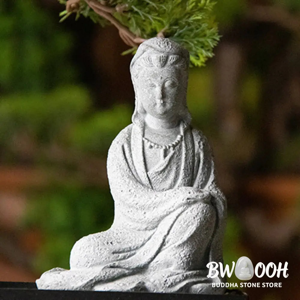 BWOOOH Avalokitesvara Statue Blessing Home Decoration - Decorations