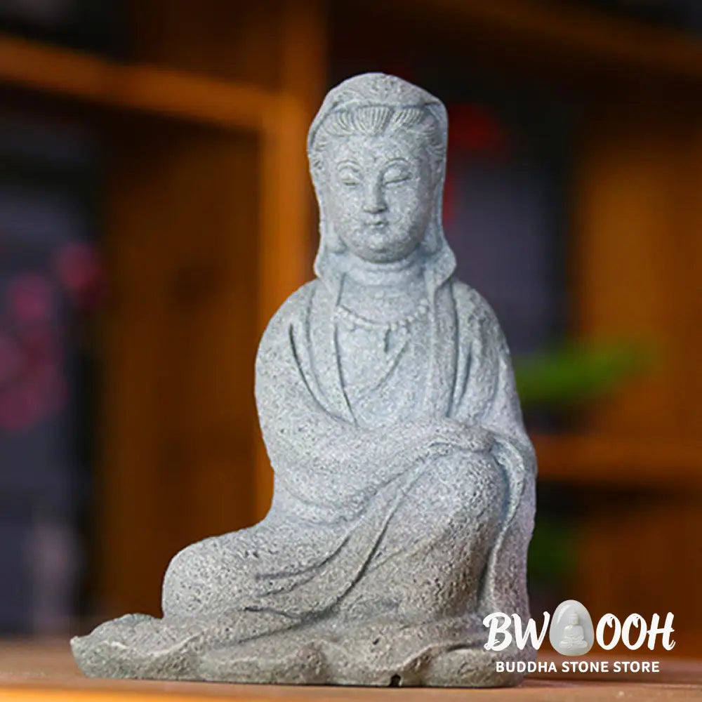 BWOOOH Avalokitesvara Statue Blessing Home Decoration - Decorations