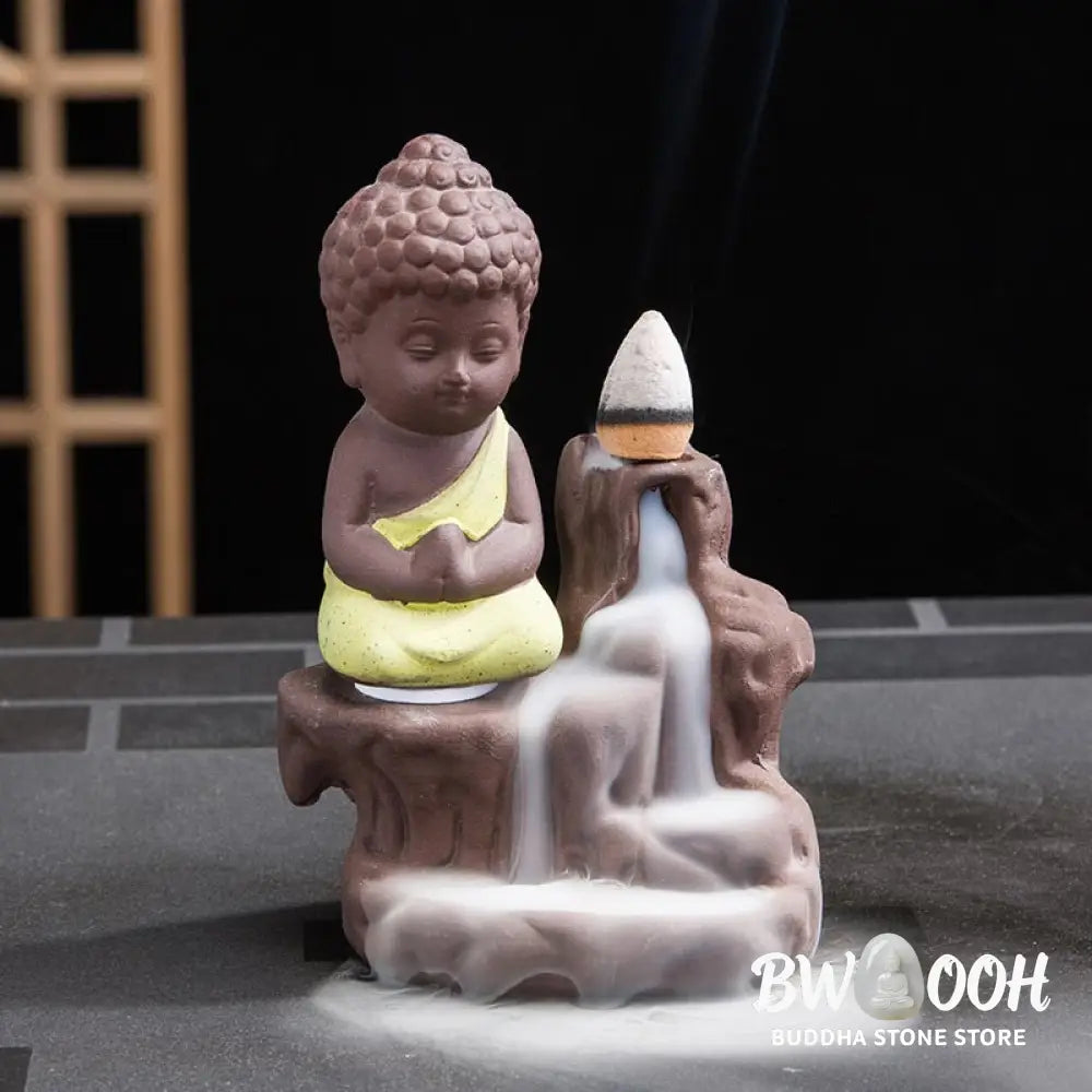 BWOOOH Backflow Smoke Fountain Ceramic Blessing Incense Burner Decoration - Decorations Incense Burner